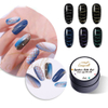 Metal wire drawing glue Nail art paint glue Set 12 color nail paint glue Removable phototherapy glue