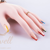 Easywell 28 pcs wholesale OEM designer pressed nails ladies artificial nails colorful French false nails