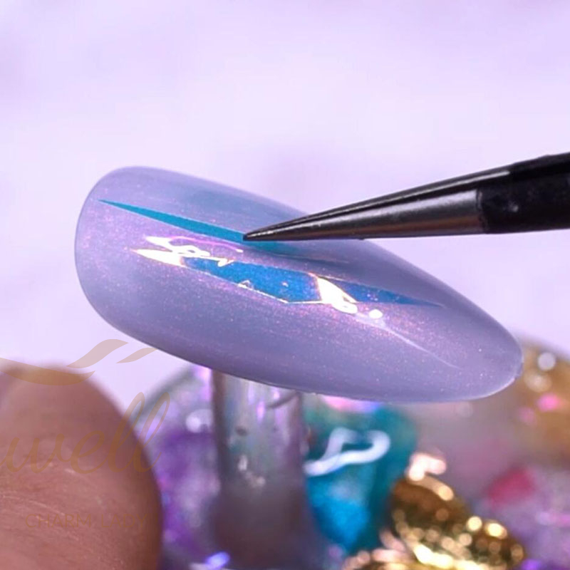 Easywell 15ml 2020-CHBK uv led soak off color nail glitter gel polish