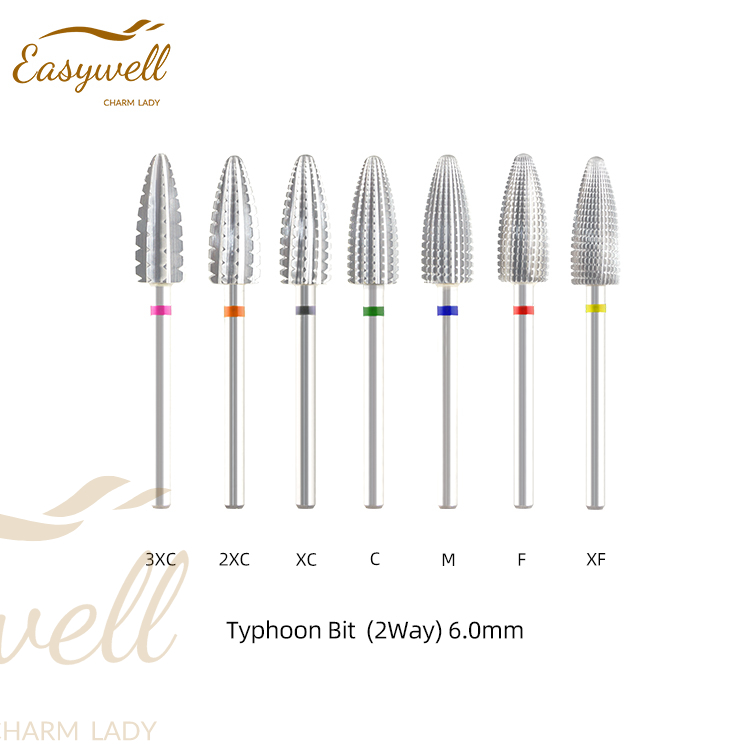 Typhoon Bit (2Way) 6.0mm nail drill bit carbide drill bits for nails