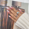 New arrival Artificial Fingernails medium almond gradient nails custom designer acrylic press on nails wholesale for women