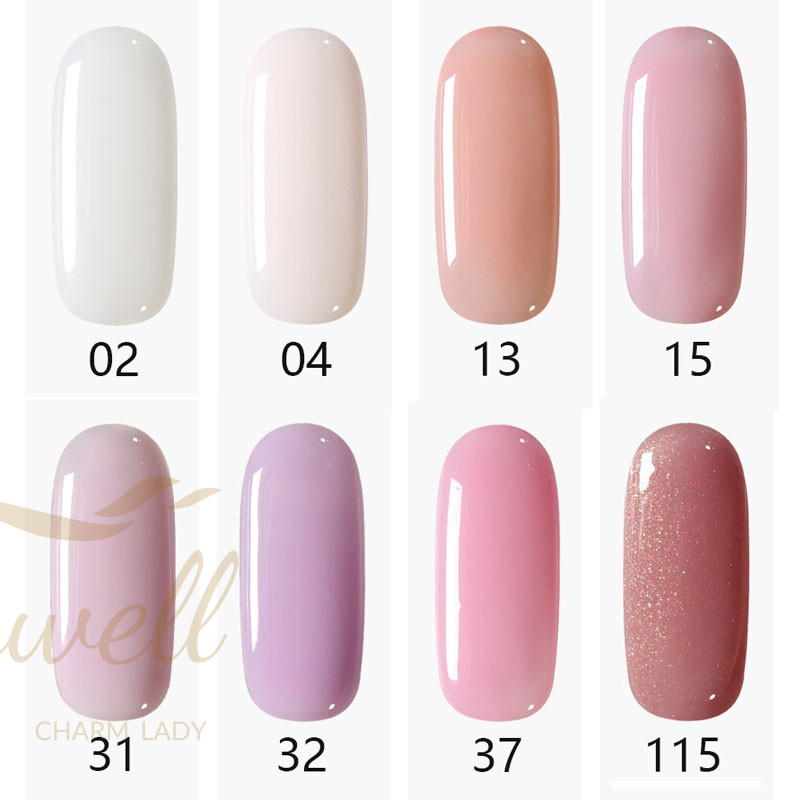 Easywell custom oem private label 15ml nail salon colors soak off led uv gel nail polish