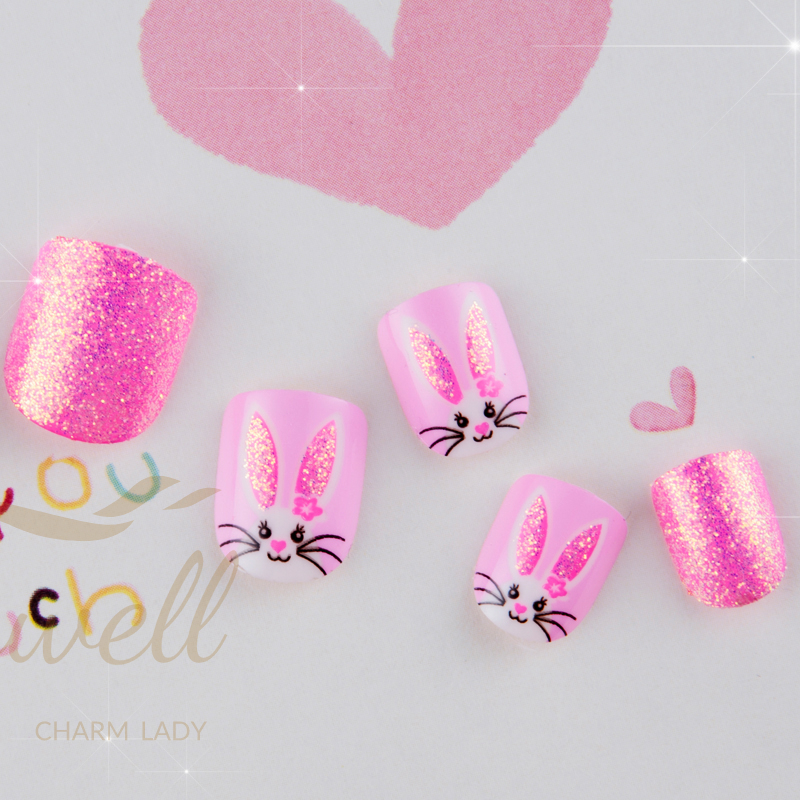 Fashional design harmless kids children false nails