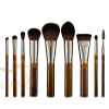 A full set of 9 new new cosmetic brushes, super soft fiber hair, retro cosmetic appliance manufacturers in stock