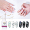 New long lasting removable phototherapy gel nail polish 6 colors Laser silver nail polish 8ML