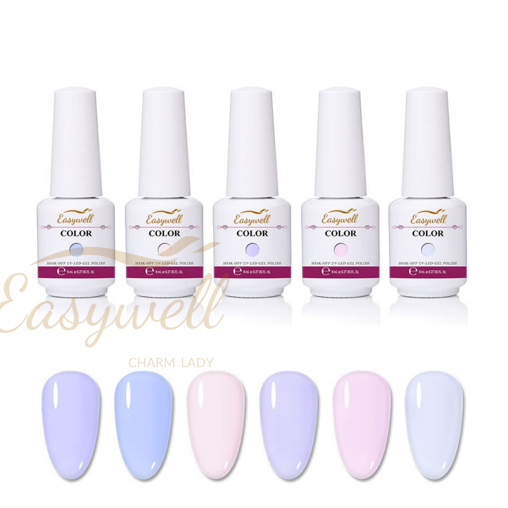 Lavender series nail polish glue nail shop special phototherapy glue solid color nail glue
